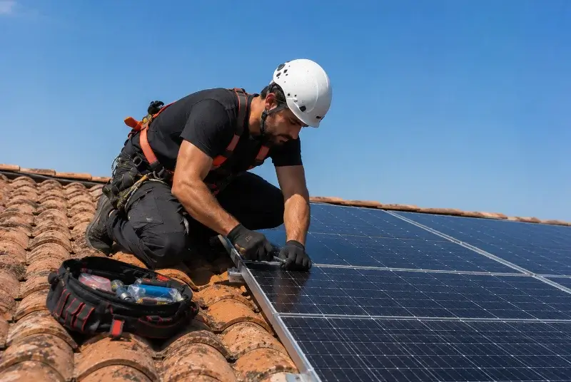 Maintenance et monitoring de panneaux solaires à Saint-Paul-les-Fonts